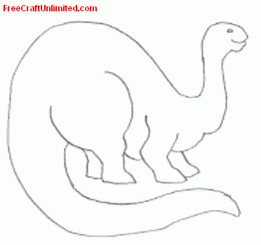 free original artwork dinosaur 1 template