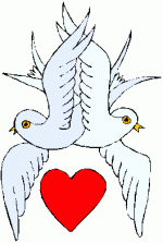 valentine doves heart