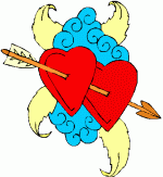 valentine hearts arrow