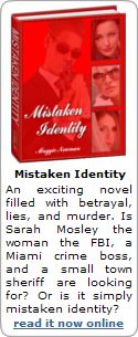 Mistaken Identity novel ad