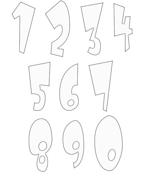 numbers clipart image 3