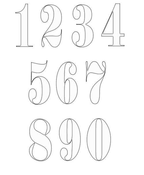 numbers clipart image 9