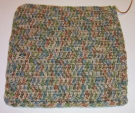 crochet drawstring purse image 3