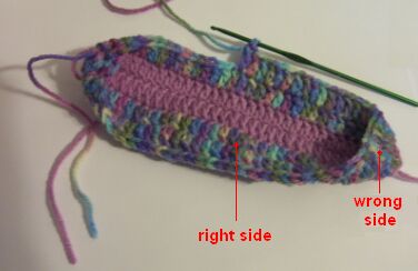 crochet striped potholder image 1