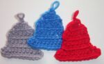 mini crochet christmas bells
