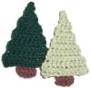 mini crochet christmas tree