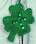 felt lucky charm