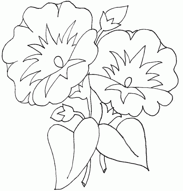 free flowers template that you can print out and use in your craft projects