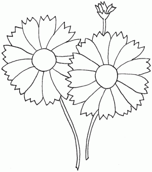 small version of free flowers template