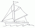 free original artwork sailboat