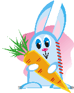 rabbit with carrot applique