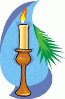 Easter candle 1