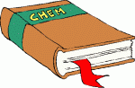 school clipart chemistry book