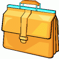 school clipart briefcase