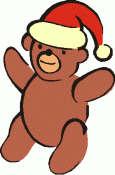 Christmas teddy bear 1