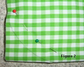 Christmas stocking placemat figure 2