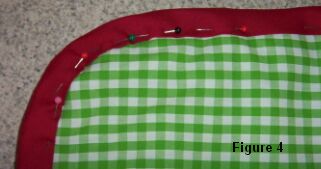 Christmas stocking placemat figure 4