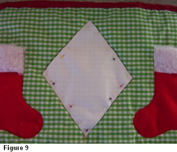 Christmas stocking placemat figure 9
