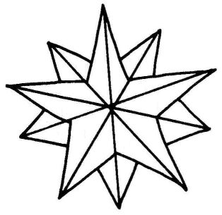 star Christmas ornament