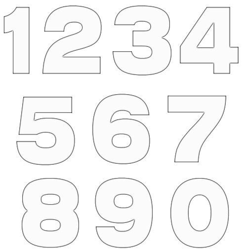 numbers clipart image 1