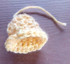 crochet daffodil center