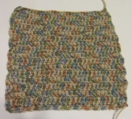 crochet drawstring purse image 1