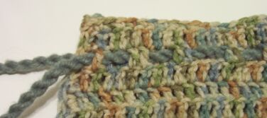 crochet drawstring purse image 5