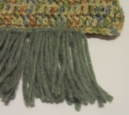 crochet drawstring purse fringe image 6
