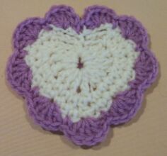 heart crochet pin cushion image 2