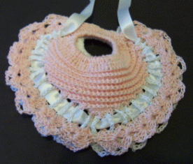 crochet heart sachet image 2