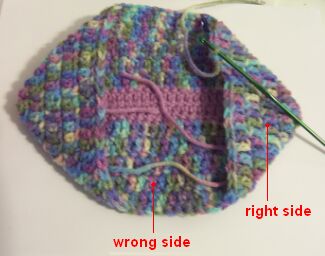 crochet striped potholder image 2