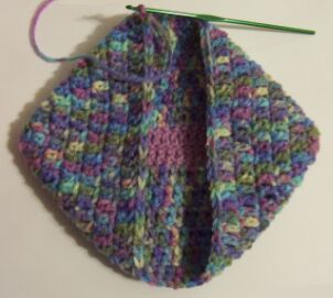 crochet striped potholder image 3