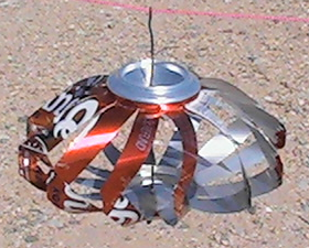 soda can wind spinner
