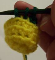 yellow crochet rose image 2