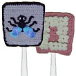 crochet fly swatter covers