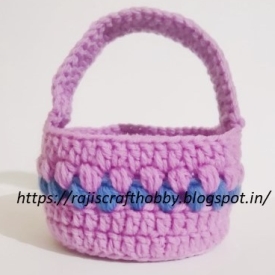 crochet Easter basket image 25