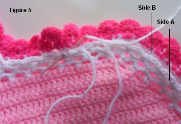 crochet sweetheart pillow stitch sides together