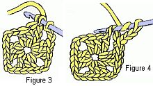 crochet granny motif figure 3-4