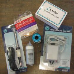 glass cutting soldering kit