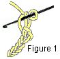 crochet knot stitch figure 1