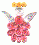 quilled christmas angel