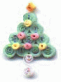 quilled Christmas tree