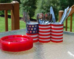 Fourth of July silverware holder image 15